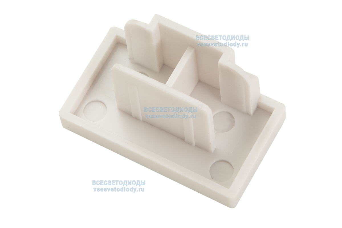 Заглушка торцевая, белая на однофазный шинопровод aax-evr1-w-Dn